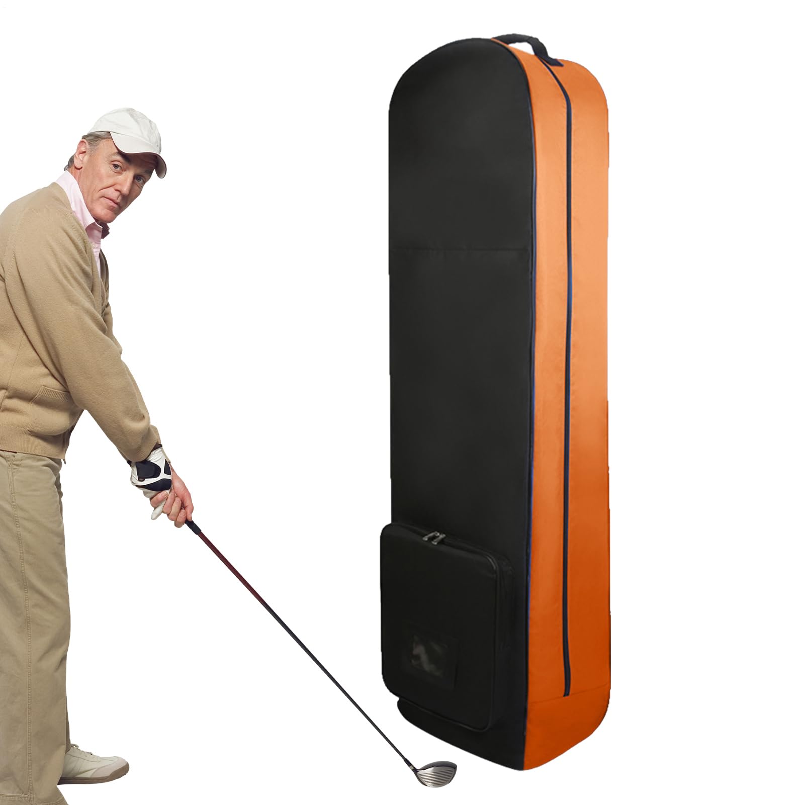 Golfreistas | Flugzeugradtaschen für Golfreisen | Faltbare leichte | Lagerung von Golfzubehör Verschleißfest für Männer, Frauen, Reisen, Golfer, Reisen