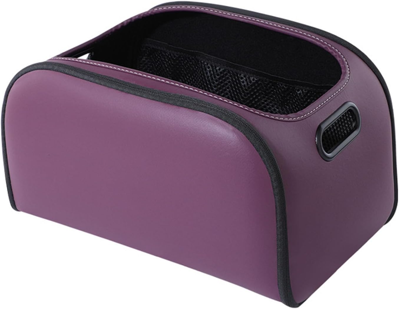 Auto Accessory Holder Designed for Most Vehicles Offering Convenience Elegant Leather Design Car Center Console Planner