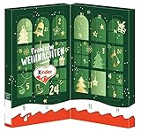 Kinder Calendario dell'Avvento Limited Edition con Bueno Mini, Ovetti con Ripieno al Latte e Ovetti con Ripieno alla Nocciola 121g