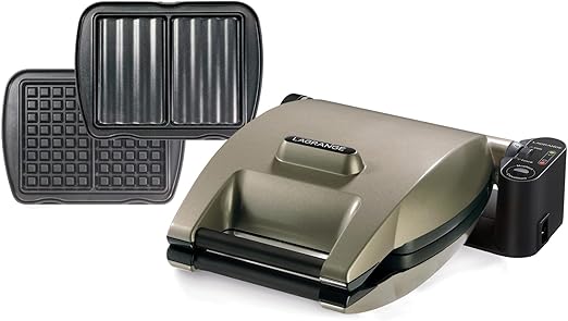 Waffle Maker 019422 Premium Waffle Maker Taupe G + CM