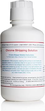 500 mL Chrome Stripping Solution - Electroplating Solution - 16 oz