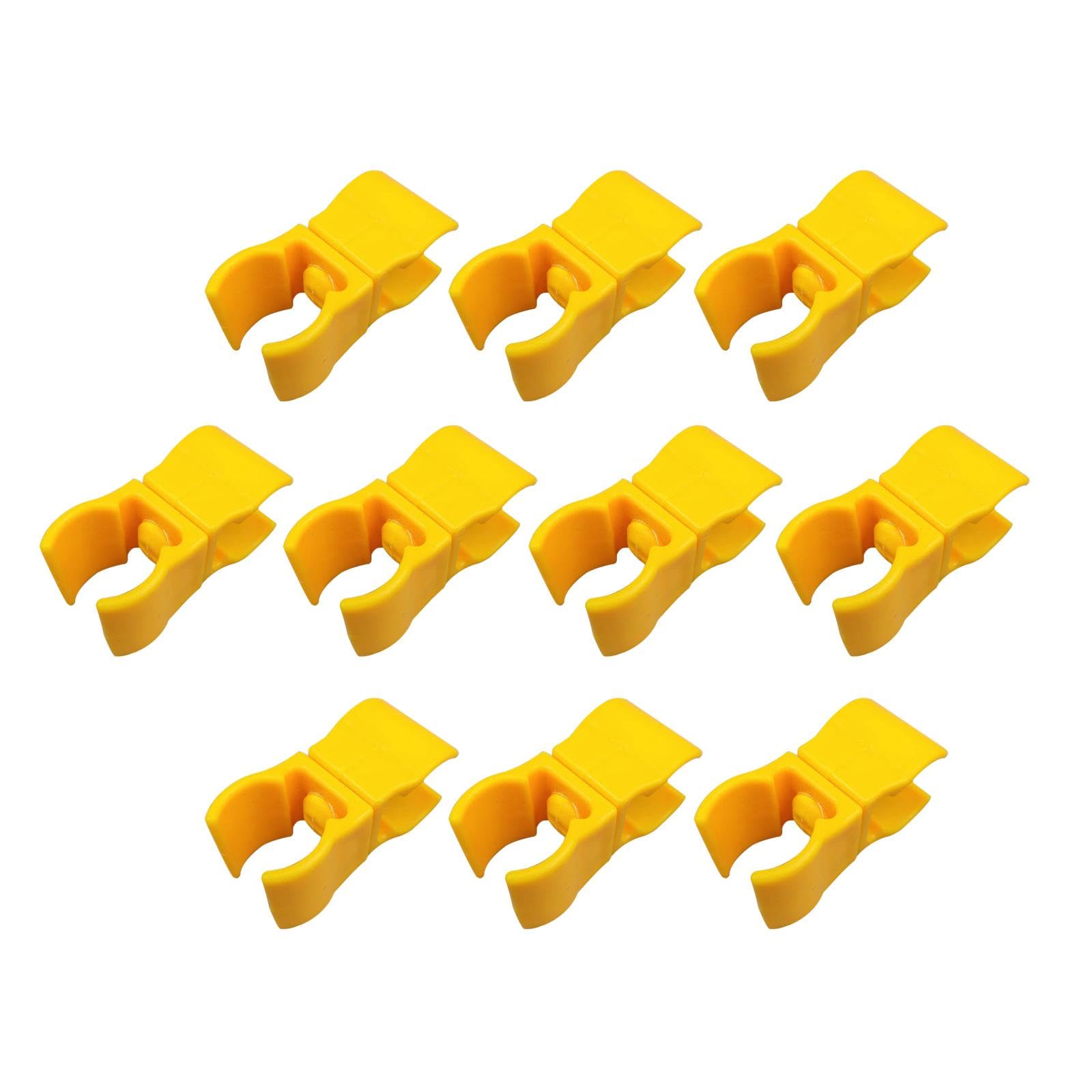 BNF®10Pcs Football Training Flag Pole Clip Buckle for Volleyball Soccer Training Yellow|Home & Garden | Yard, Garden & Outdoor Living | Garden Decor-image-13
