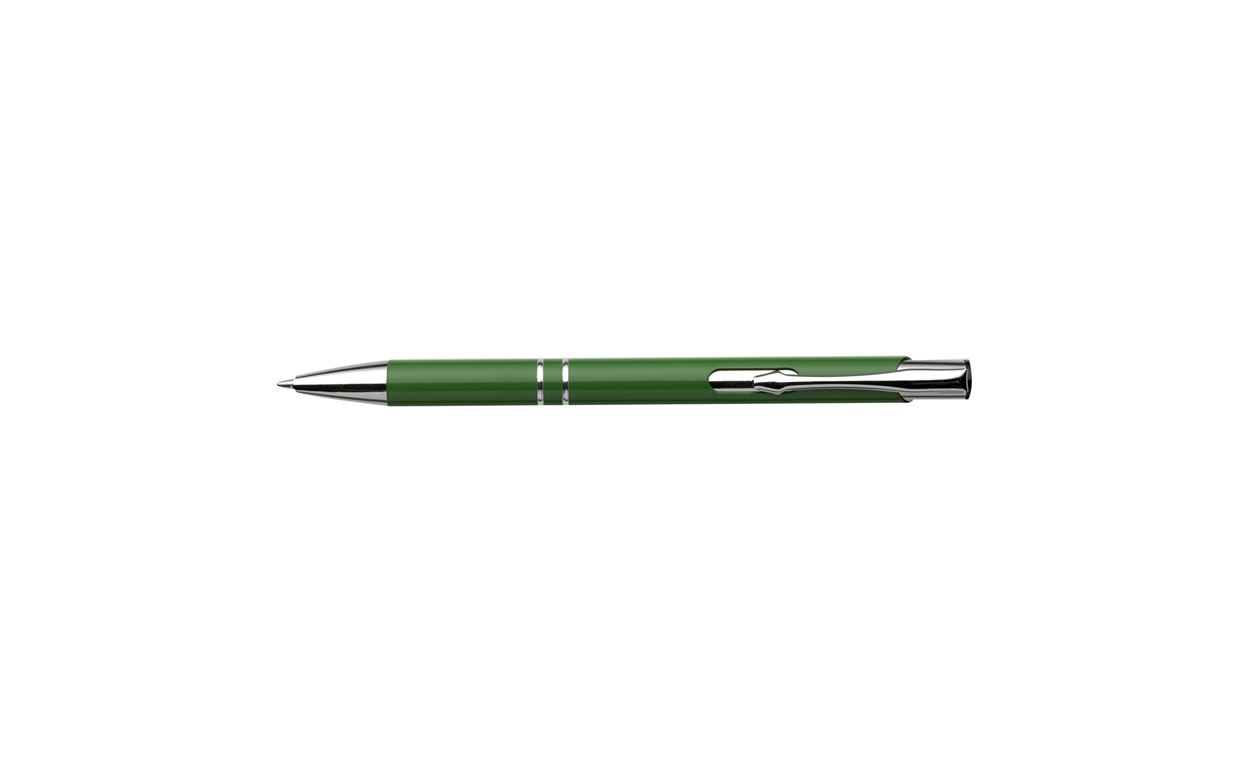 50 Pezzo Esclusivo Penna a sfera in alluminio con blu scritti Mine, Logo incisione Werbeanbringung incisione come Incisione a laser - verde, Metallo