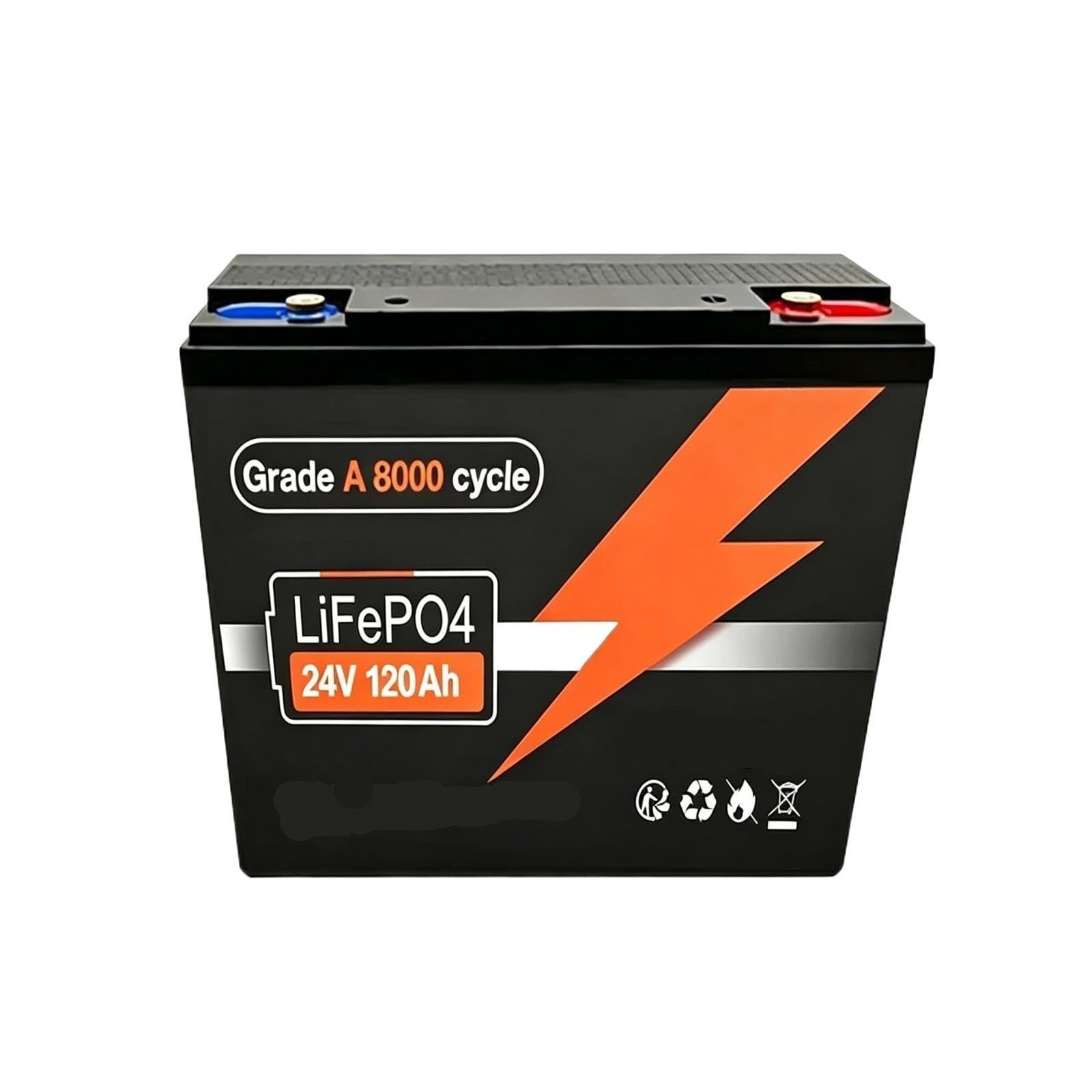 Batería LiFePO4 de Ciclo Profundo de 24 V y 200 Ah construida con BMS