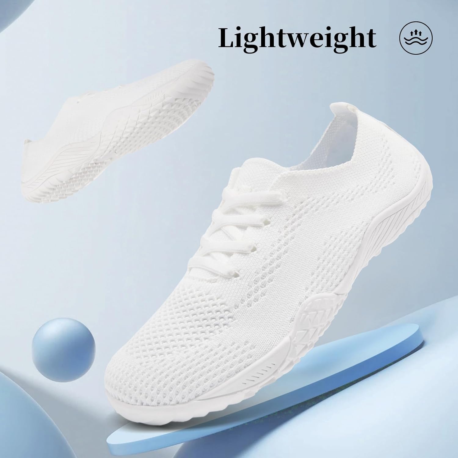 GUCTQY Barefoot Shoes Women Sneakers Tennis Gym Zero Drop Lightweight Breathable Women’s Trail Shoes Yoga Minimalist Walking Sneaker - Image 2