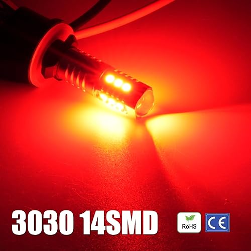 Vista 68 de Bombillas LED antiniebla superbrillantes de 3000 lm H8 H11, bombillas DRL de alta potencia 3030 chips con lente de proyector de repuesto