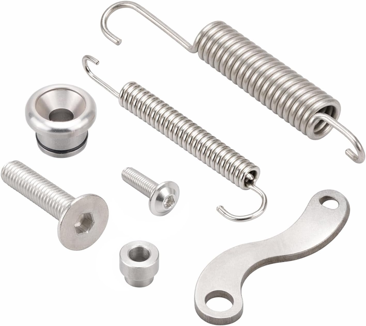 NICECNC Kickstand Springs Kit Side Stand Spring Replacement Motorcycle | Compatible with KTM 250 350 450 XCF 2016,125-500 EXC EXC-F XC XCW XC-W TPI XCW XCF XCF-W 17-22,150-500 EXC EXC-F XCW 2023