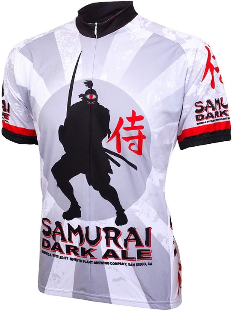 World Jerseys Men's Samurai Dark Ale Cycling Jersey