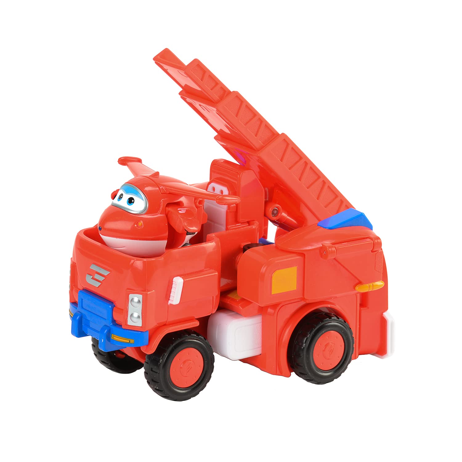 Super Wings Transformacje Samolot Jett Robo Rig, duża figurka do zabawy dla dzieci, transformowalny zabawkowy samolot, pojazd i figurka robota, zabawki dla dzieci od 3 lat - 18 cm.