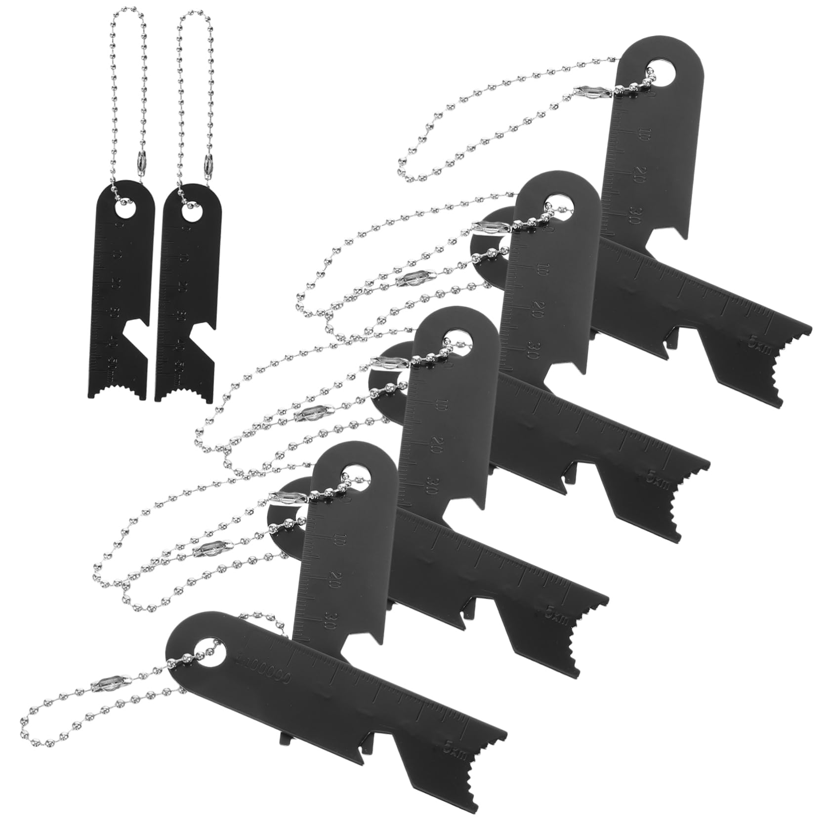 BESPORTBLE Lot de 10 Grattoirs Portables pour Camping Survie Durgence Accessoires Dextérieur Allume-feu Règles Multifonctions 10 Pièces X 10