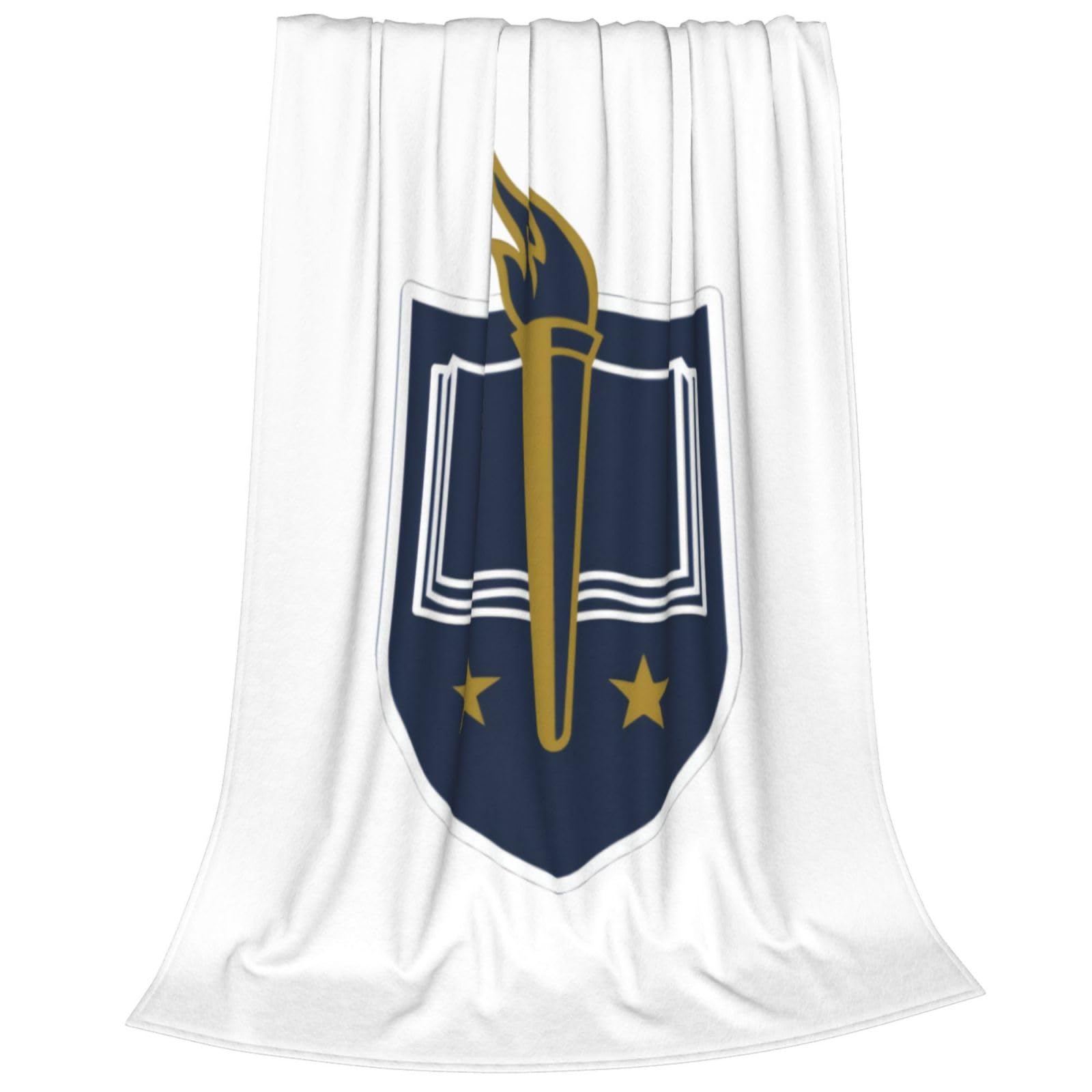 XRPUONG Suffolk University Logo Fleece Blanket, Very Soft Microfiber Flannel Blanket for Couch Warm and Cozy for All Seasons