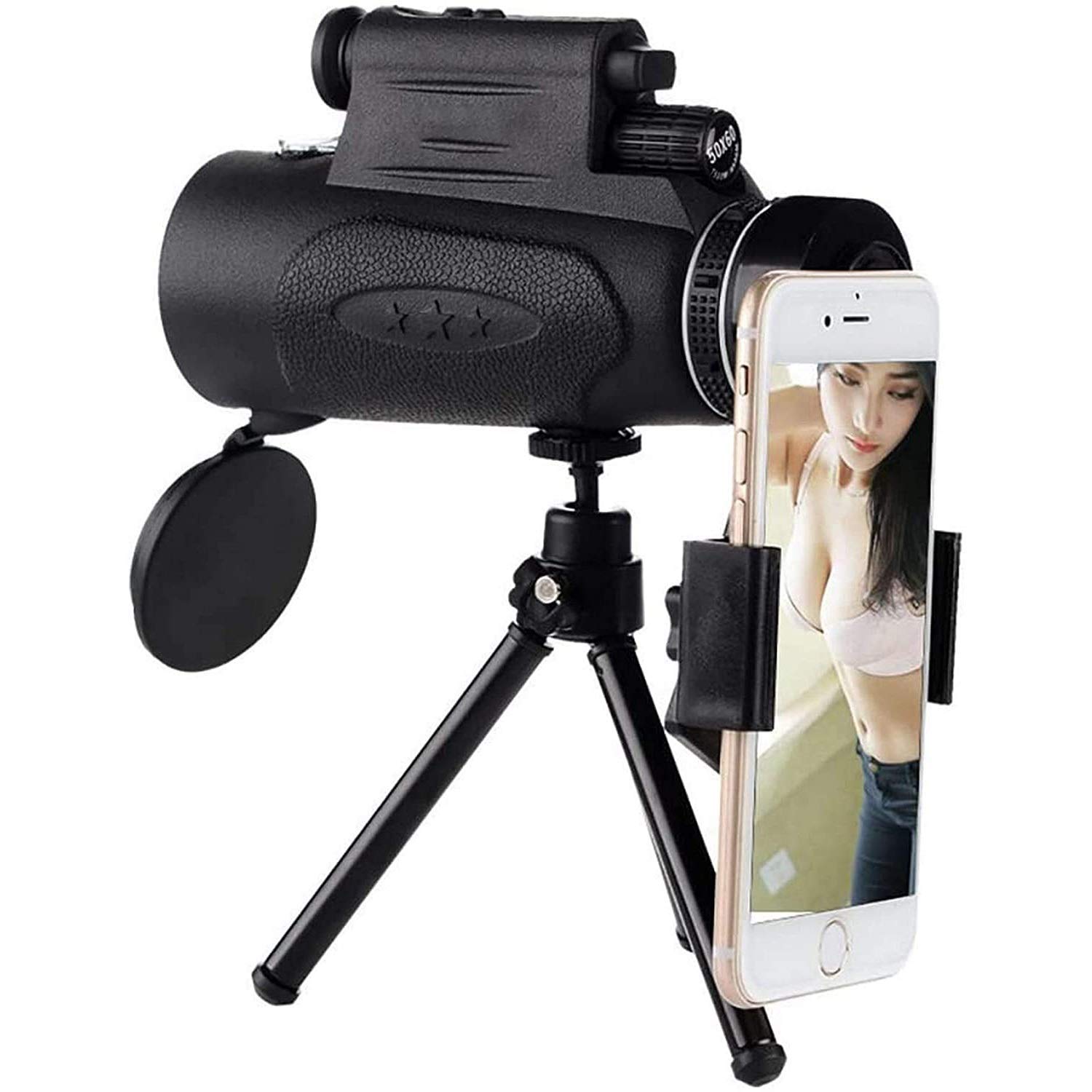 Monocular Potente Monocular de Largo Alcance 8000M para teléfono Inteligente 100X90 Zoom Militar Spyglass HD Alcance óptico de Caza