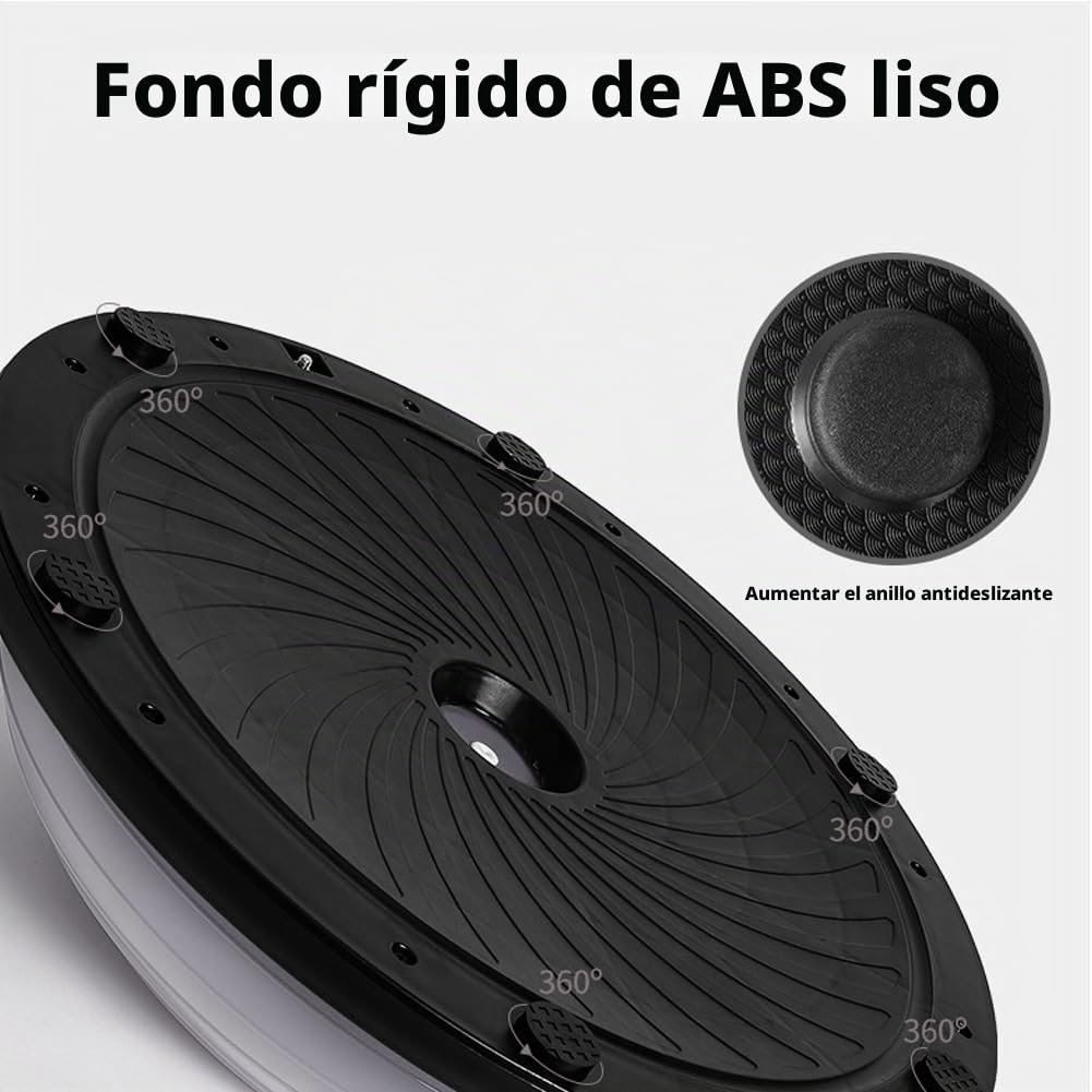 Balance Trainer Fitball Equilibrio Fitness Balón de Entrenamiento de Equilibrio 46cm con Banda Elásticas Stación de Equilibrio para Yoga Pilates Fitness