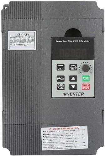 Miniatura 3 de VFD, controlador de velocidad VFD universal de 220 V con accionamiento de frecuencia variable monofásico para inversor de motor de CA trifásico de