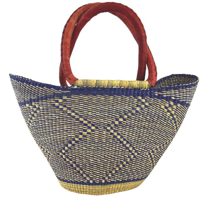 Bolga Tasche XXL - Das Original aus Ghana - Bunt - Fair Trade - Oval -...