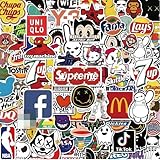 Contenu de la livraison : vous recevrez un ensemble avec jusqu'à 200 designs différents qui couvrent différents éléments de mode tels que les graffitis et les logos de marque. Tous les motifs ne se répètent pas, vous avez donc suffisamment de choix personnalisés pour répondre à différentes esthétiques.