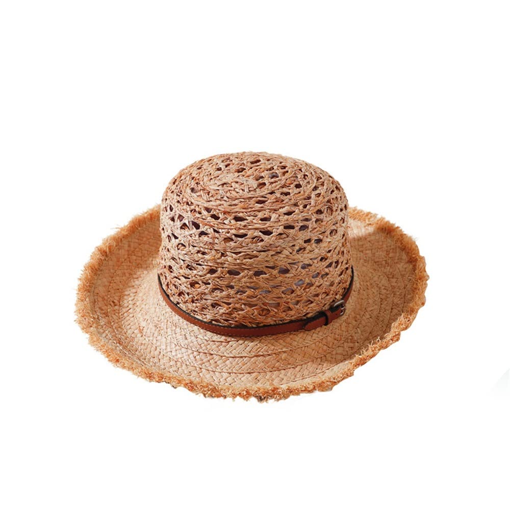 Sombrero de Paja para Mujer Sombrero de Paja Verano for Mujer Copa Redondo Verano, para la Playa