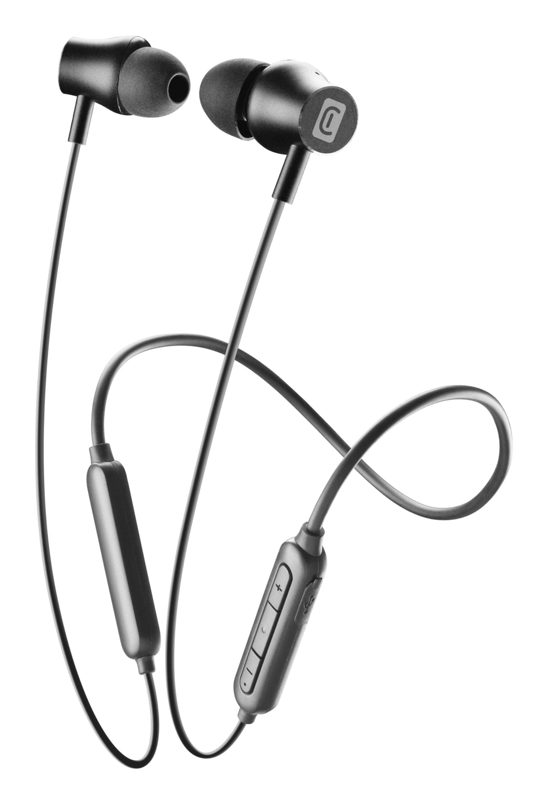 cellularline | GEM | Wireless Bluetooth Stereo Earbuds with Microphone and Remote - Play Time: 6 Hours - Charging 1.5 Hours