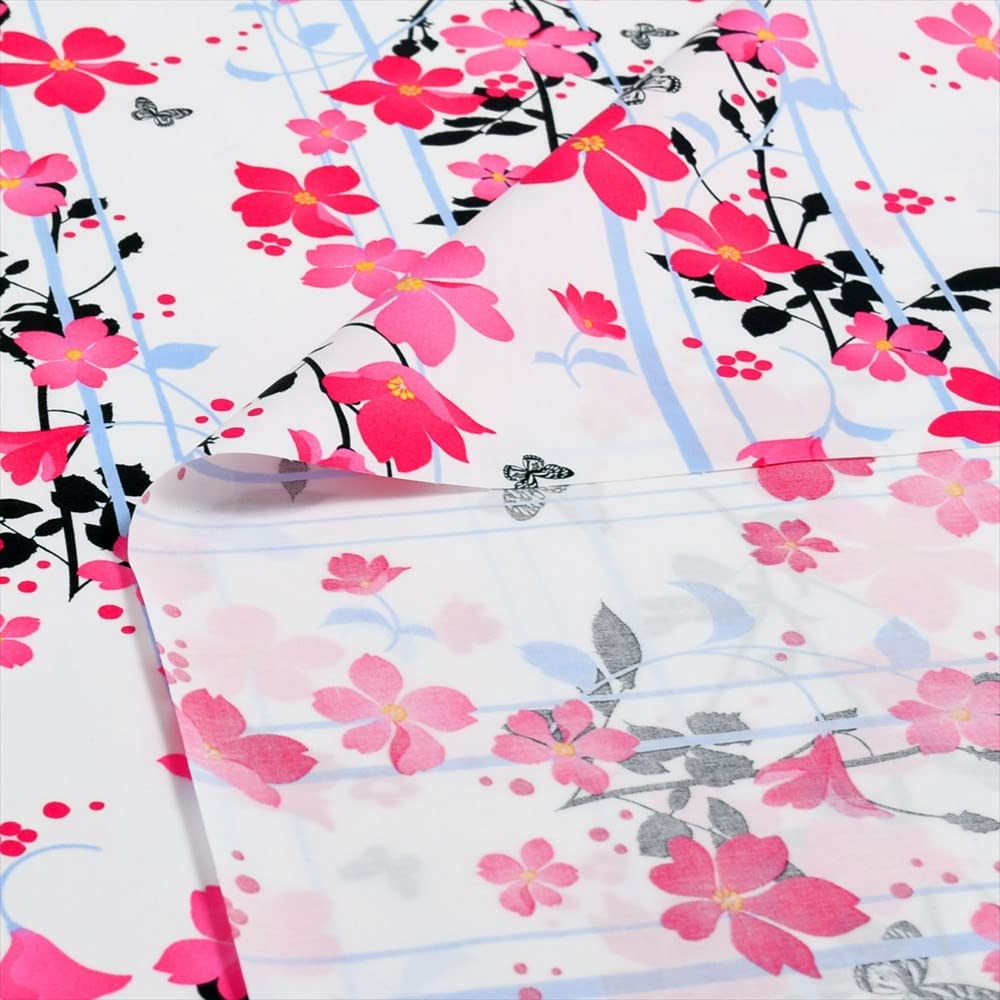 Amazon | COLORFUL TEXTILE MARKET 生地布和柄浴衣花柄流れ花