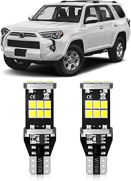 Xenon White T15 921 912 906 LED Reverse Lights for 03-21 4Runner