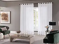 Cortina Sala Quarto Escritório Roma 300x220 Admirare Cor:Branca