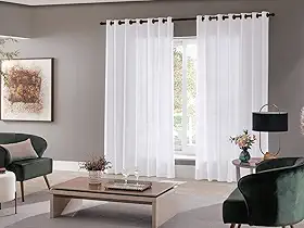 Cortina Sala Quarto Escritório Roma 300x220 Admirare Cor:Branca