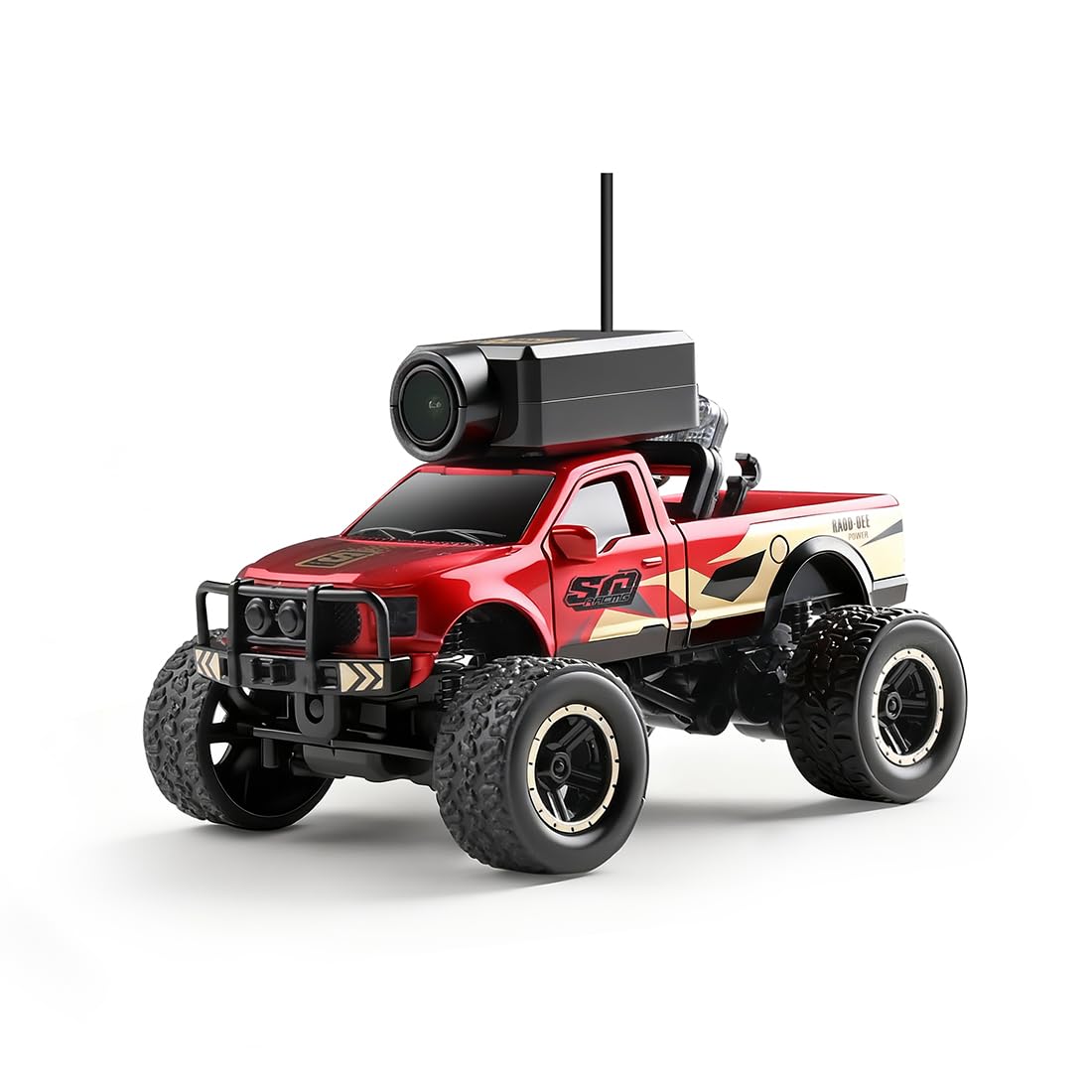WL 1/64 RC samochód ciężarowy z kamerą, sterowany za pomocą aplikacji, mini RC Drift Car, 3 tryby prędkości, dryfowanie, prezent dla dorosłych, pilot zdalnego sterowania, ekran