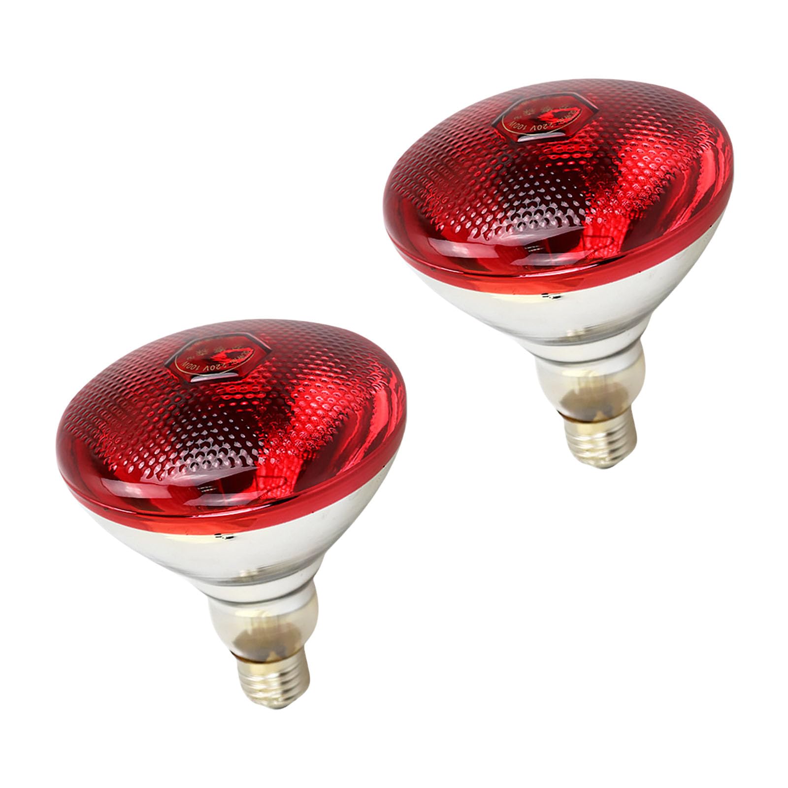 Rudiaoa 250W 2Pcs Heat Lamp 200W Bulbs For Chicken Coops Brooder And Pet Warming In Cold Weather