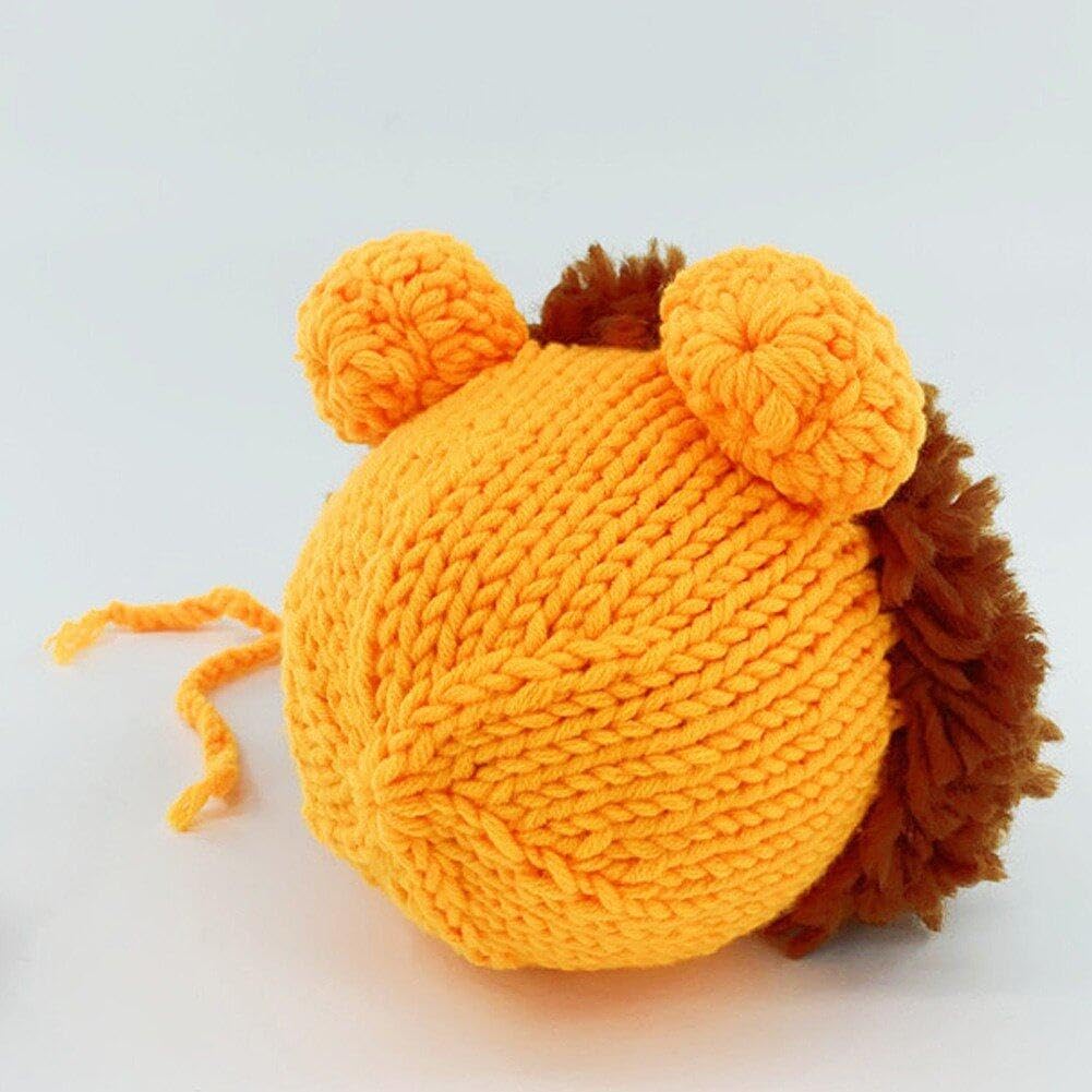 Accessoire de Photographie pour Nouveau-Né Filles Garçons Costume en Crochet Tricoté Chapeau d'Ours