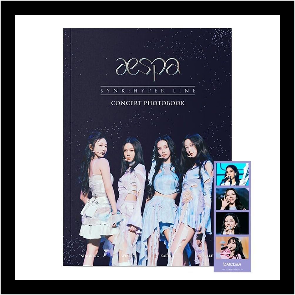 AESPA 2024 1st Concert SYNK:HYPER LINE PHOTO BOOK SEALED, 217 * 304 * 15 mm, PINK