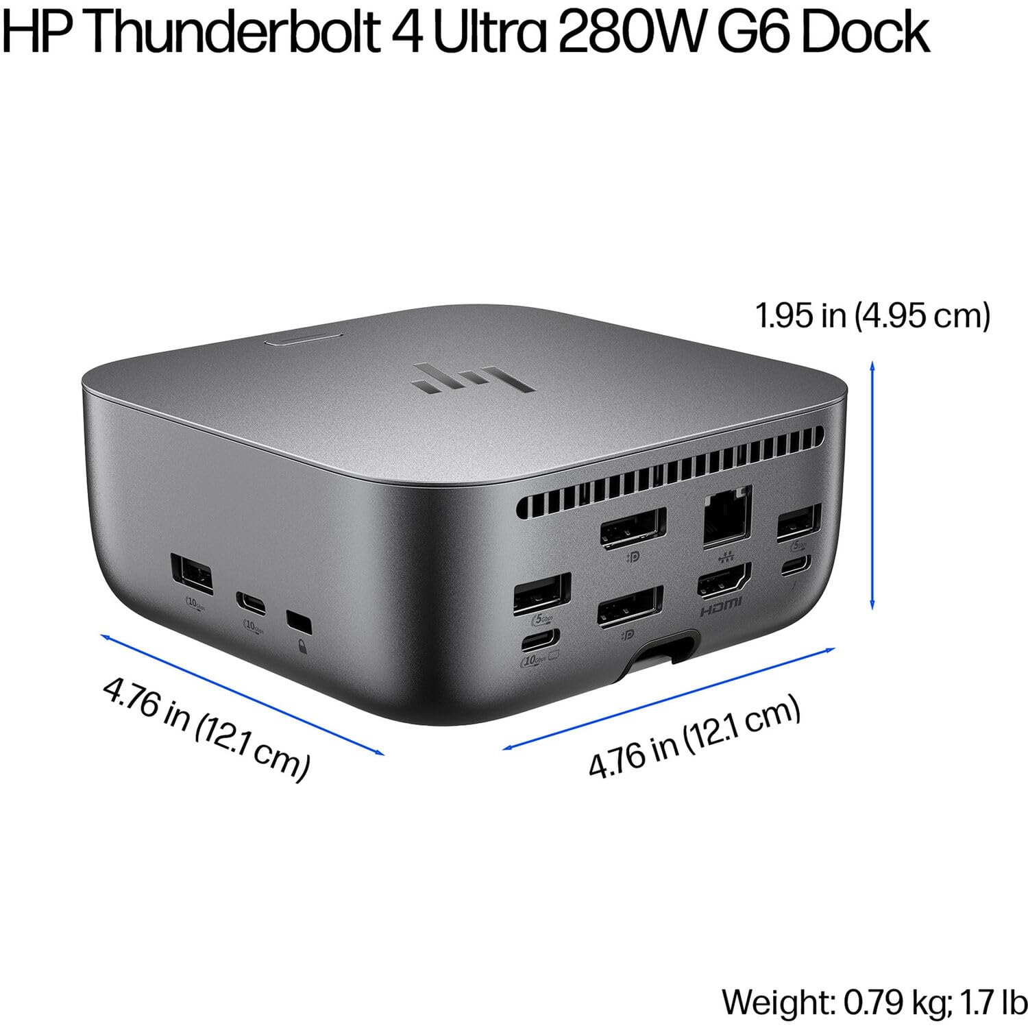 Amazon.com: HP 280W G6 Thunderbolt 4 Ultra Dock Port Replicator