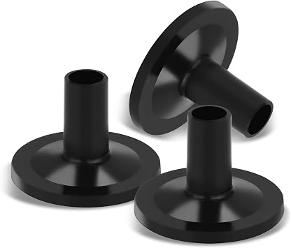 23 Pieces Cymbal Replacement Accessories, Includes Cymbal Stand Felts, Drum Cymbal Felt Pads, Wing Nuts, Washers, Cymbal Sleeves and Drum Key - Black