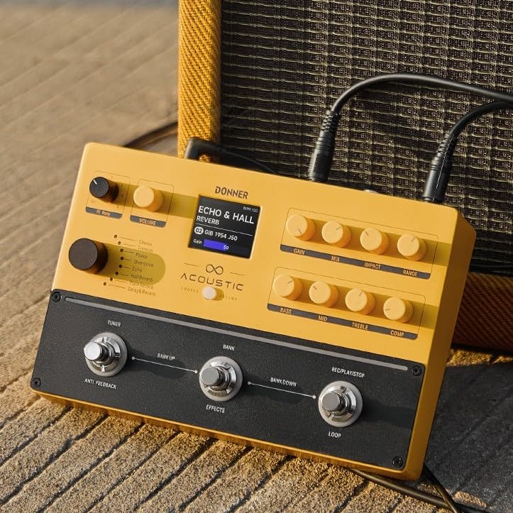 Donner Acoustic Preamp Loop ギターエフェクター Amazon | Donner Acoustic Preamp Loop プリアンプ アコースティック