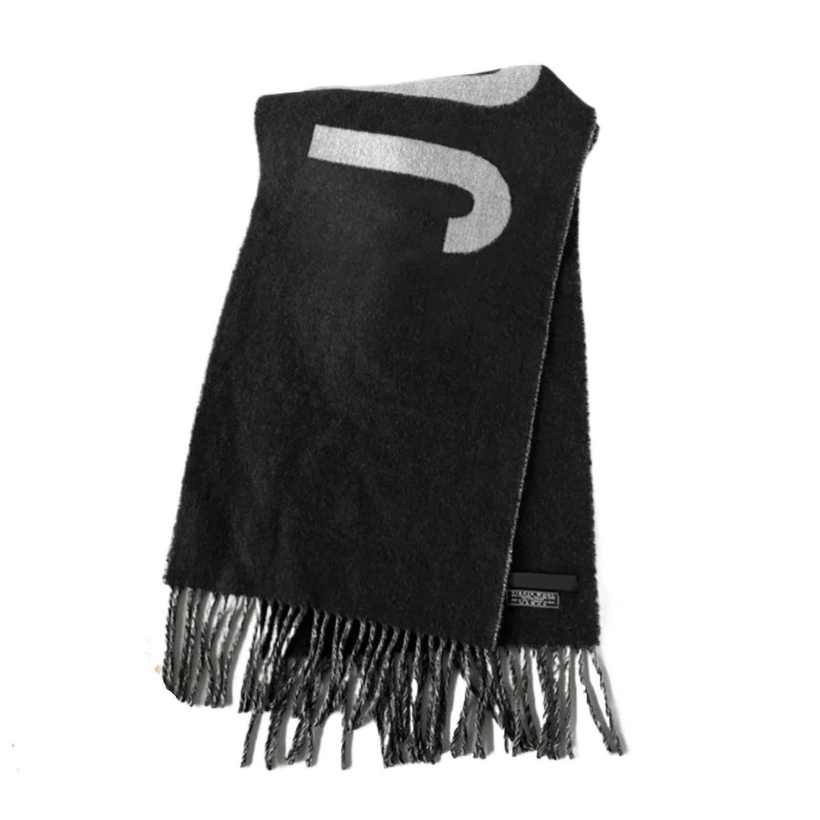 Thick Soft Wool Cashmere Scarf for Women Winter Warm Wrap