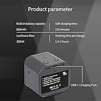 Vista 5 de Hanatora Drone Night Flight Lights for DJI Mini 4K/2,Mini 5 4 3 Pro,Mini SE,Mavic Mini,Mavic Air,Spark,Led Search Light Kit Accessories