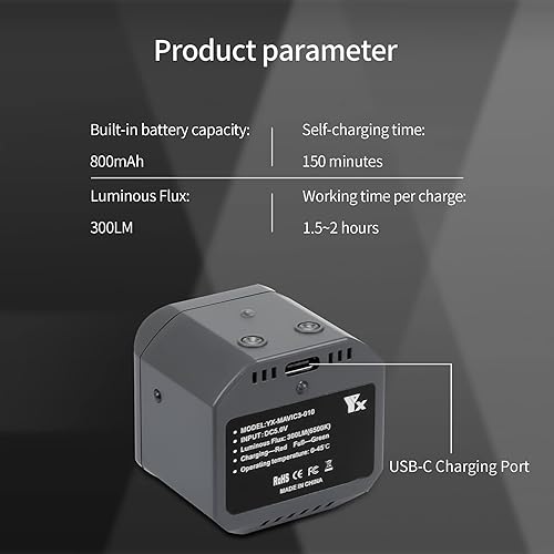 Miniatura 9 de 6500K recargable noche vuelo LED reflector para DJI Mini 3Pro2SEMavic aireSpark Drone Accesorios