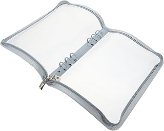 KALLORY 4 Unidades De Livro De Folhas Soltas A5 Capa De Diário Acessórios De Fichário Capa De Fichário Protetor De Concha De Notebook Fichário Flexível Diário Livro A5 Planejador Capa De