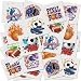 ArtCreativity Sports Temporary Tattoos for Kids - Bulk Pack of 144 in Assorted Designs, Non-Toxic 2 Inch Tats, Sports Themed Birthday Party Favors, Goodie Bag Fillers, Non-Candy Halloween Treats