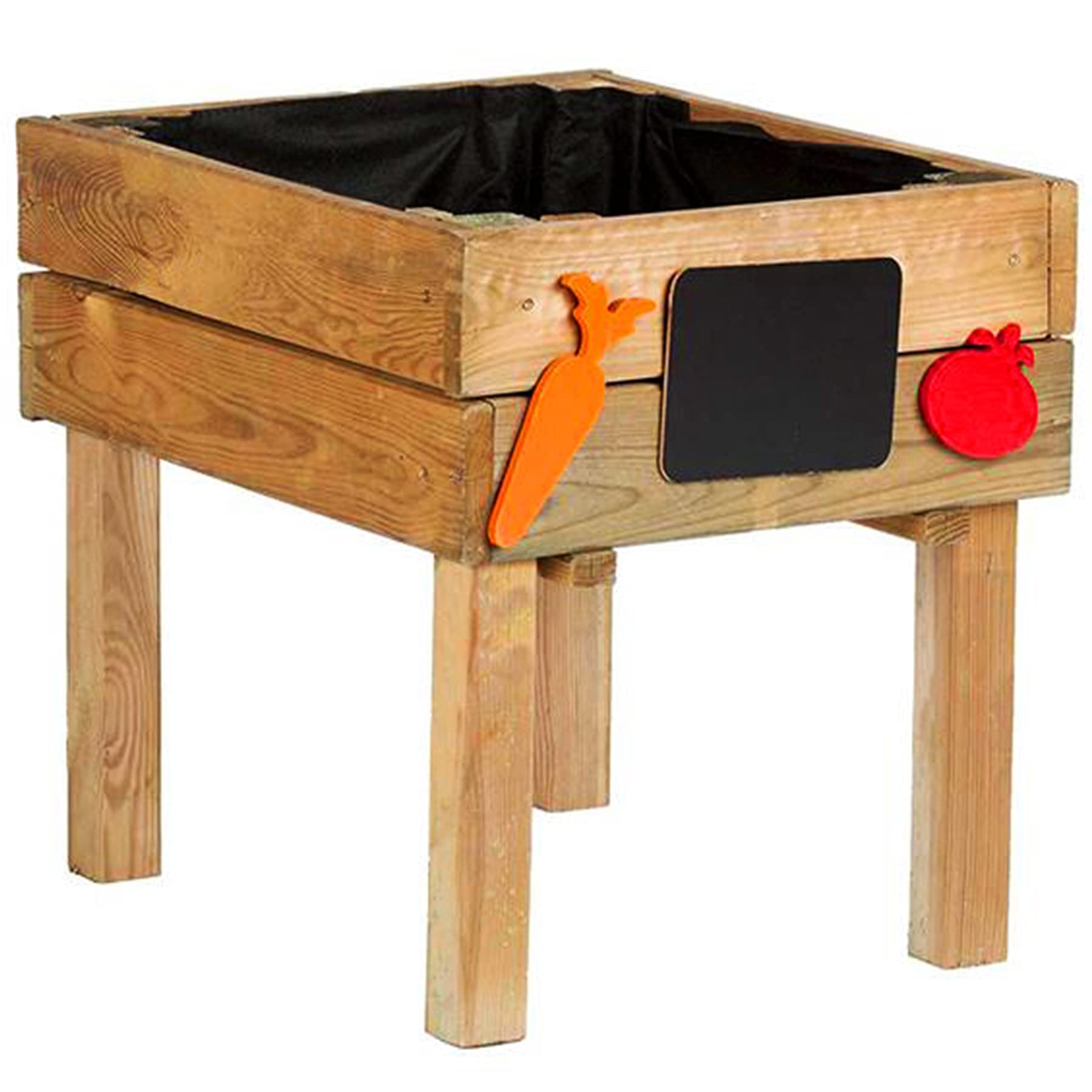 PLANTAWA Mesa de Cultivo Infantil, Jardinera de Cultivo para niños, Huerto Urbano Infantil, 50 x 40 x 45 cm, Jardinera Exterior para Terraza Jardín Monta tu Huerto Grande