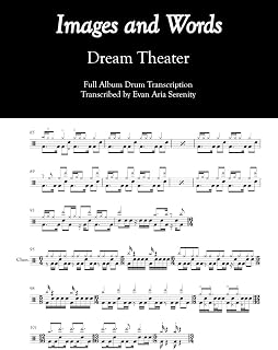 Dream Theater - Images and Words: Full Album Drum Transcription (JDS Drum Transcription Books)