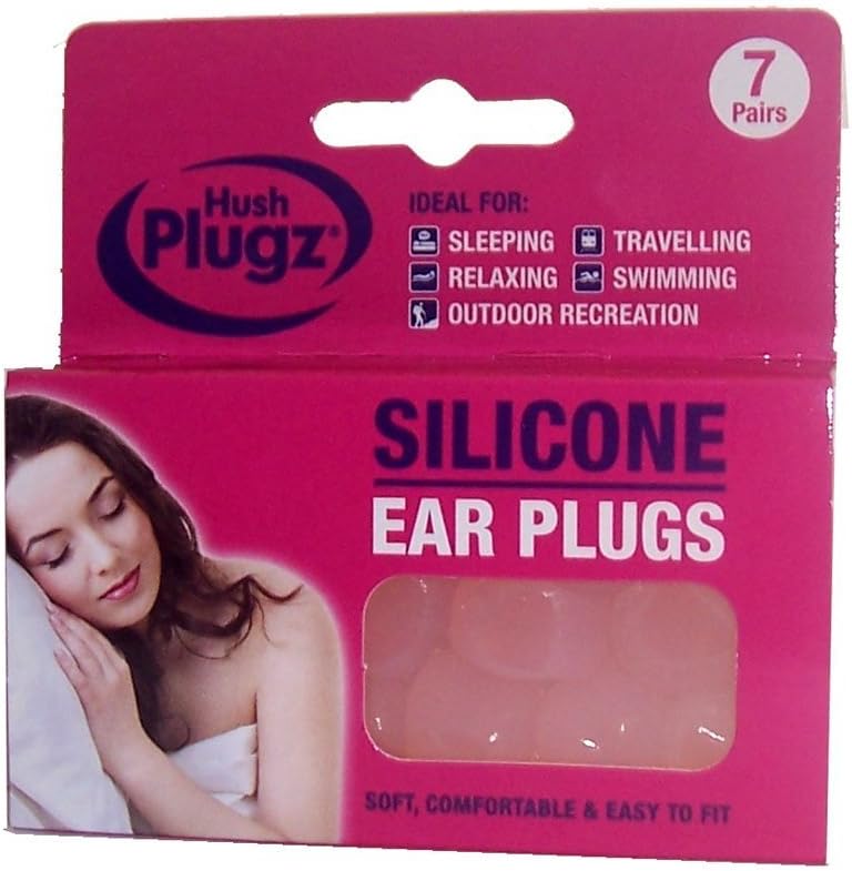 Robinson Healthcare Hush Plugz Silicone Earplugs 7 Pairs