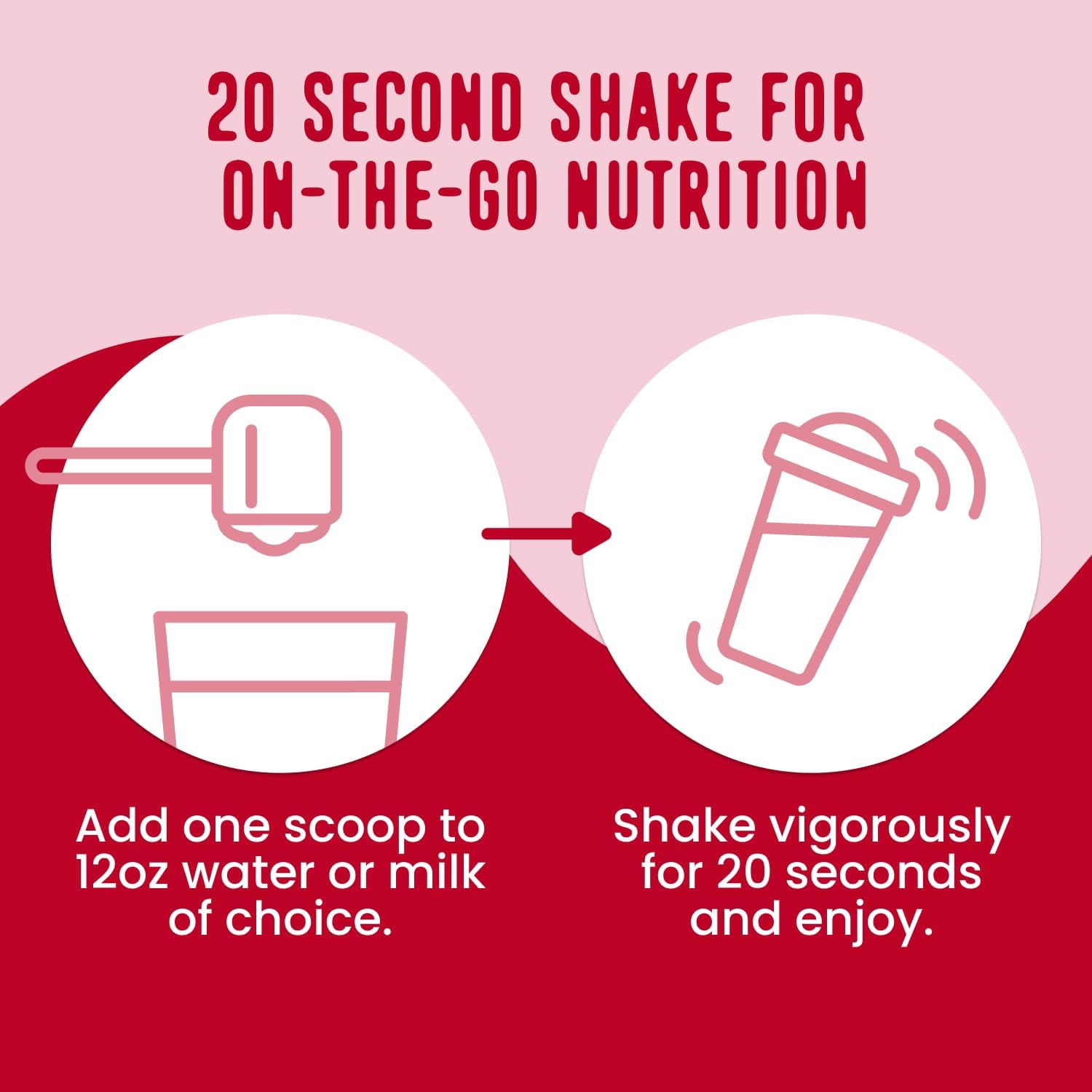 FlavCity All in One Protein Shake Powder, Berries and Cream - On the Go Meal Alternative + Collagen Peptides, Reishi & Cordyceps - Focus, Skin, Hair & Joint Support - 100% Grass Fed Whey, 20 Servings