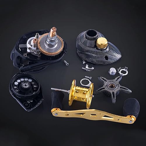 Miniatura 6 de Forart Baitcasting Carrete de pesca 6.31 Baitcast carrete de pesca 13 rodamientos de gran capacidad de línea ligera cebo cebo herramienta de rueda