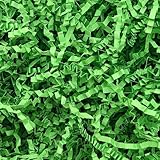 Crinkle Cut Paper Shred Filler,1 Lb Green Shredded Paper For Gift Boxes Bags Basket Filler Decoration,Grass Cushion Paper Streamer Stuffing For Christmas,Thanksgiving,Easter Gift Wrapping