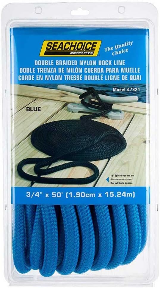 Seachoice Double-Braid Nylon Dock Line