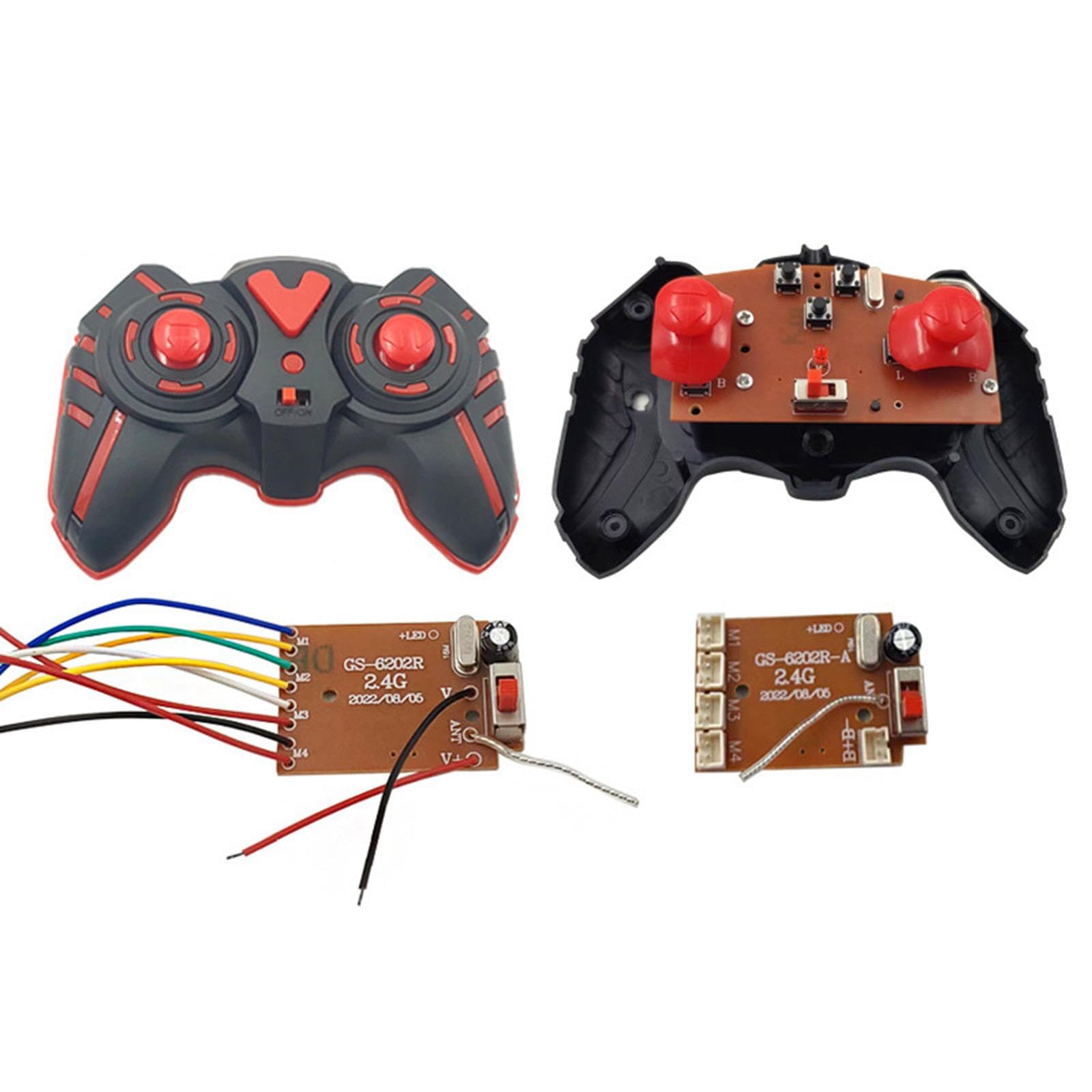 Transmitter Board and Receiver Board with Remote Control for RC Car Vehicles Style A|2.4GHz Radio Control Transmitter & Receiver Board System – DIY Circuit PCB Module for RC Boats, Cars & Tank-picture-25