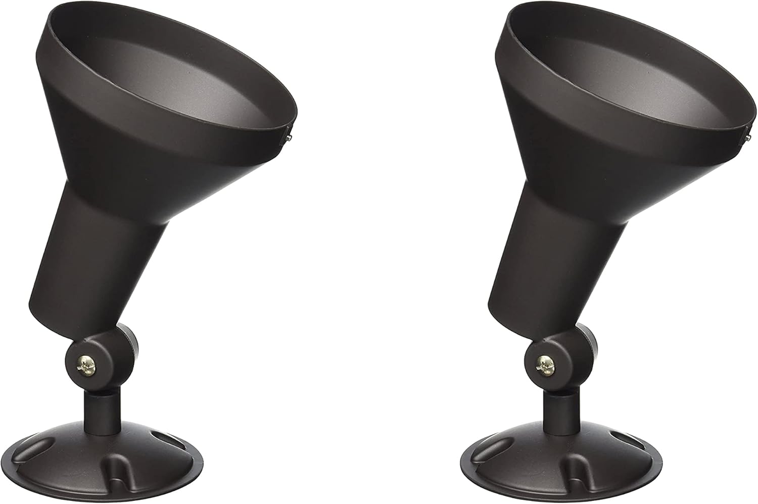 Nuvo SF77/494/02 Outdoor Floodlight with Adjustable Swivel, Bronze, 1 Light, 2 Pack