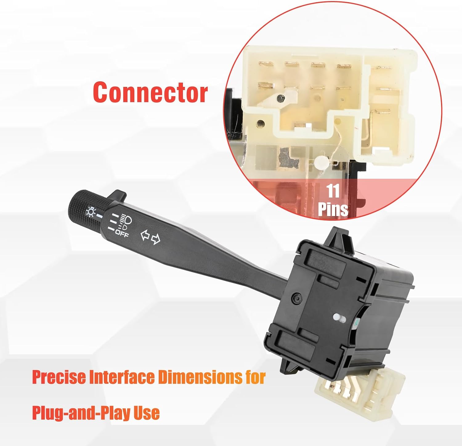 25560D4500 Turn Signal Switch Compatible with 720 1986 Pathfinder 1987-1993 D21 Pickup 1986-1993 Sentra 1987-1990 Stanza 1987-1989
