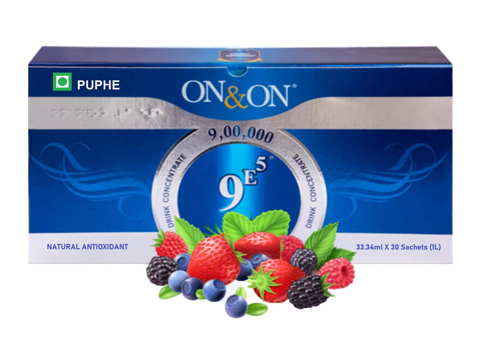 on and on 9E5 Drink Juice Concentrate - Natural Antioxidant NEW MRP and NEW MFD