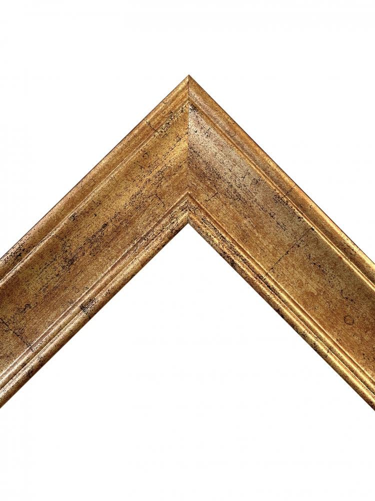 FRAMES BY POST Scandi - Marco para fotos (50 x 70 cm, cristal de plástico), color dorado